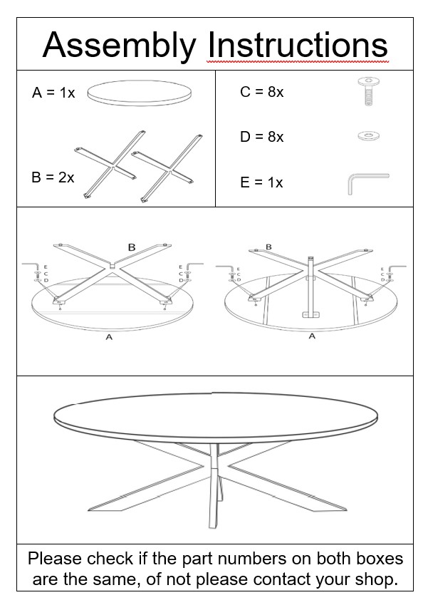 Eettafel Sturdy Oval