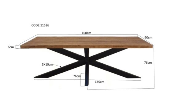 Eettafel Sturdy Spider