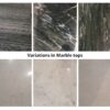 Glennis Marble Black Gold 40 cm