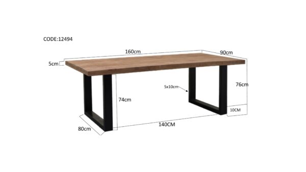 Eettafel Sturdy U