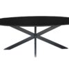 Oslo Black Oval 210 cm