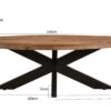 Sturdy Oval 130 cm