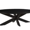Oslo Oval Black130 cm