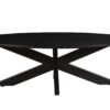 Oslo Oval Black130 cm