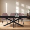 Oslo Spider Black Acasia 220 cm