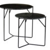 Mason Marble Black/Black Set of 2