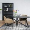 Oslo Black Acasia Web Leg 200cm