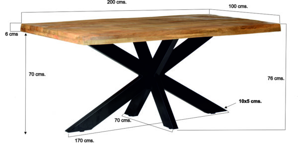 Eettafel Nairobi Tree Top Spider