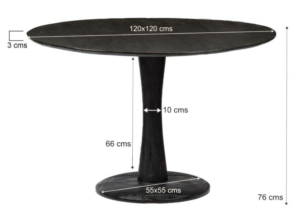 Brix Vivian Black 120cm