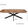 Eettafel Jesper Danish Oval
