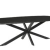 Eettafel Jesper Danish Oval Black