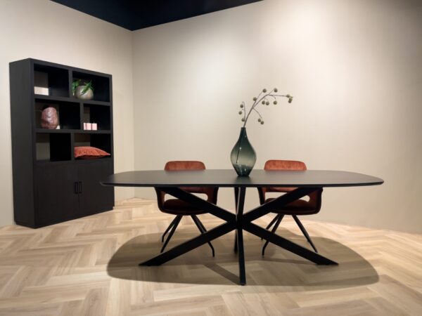 Eettafel Jesper Danish Oval Black