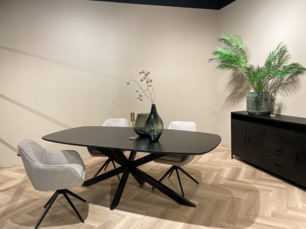 Eettafel Jesper Danish Oval Black