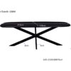 Eettafel Jesper Danish Oval Black