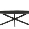 Eettafel Jesper Danish Oval Black