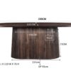 Eettafel Salvator Walnut