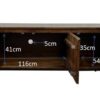 Noor Walnut 170cm