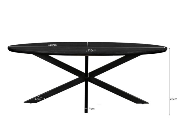 31018_6.jpg Jesper Oval Black 240 cm