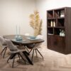Eettafel Jesper Danish Oval Brown