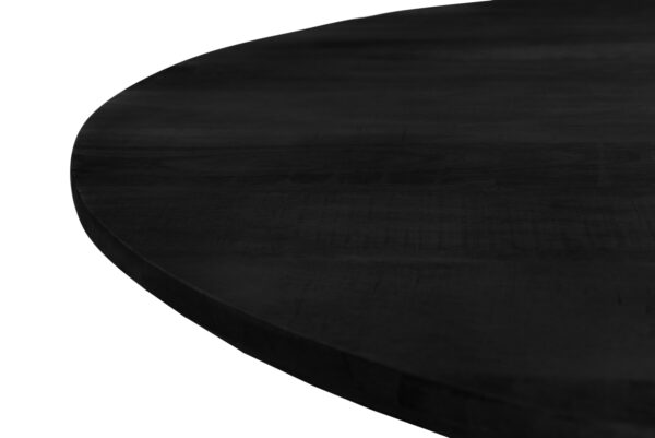 Eettafel Jesper Round Black
