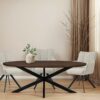 Eettafel Jesper Oval Brown