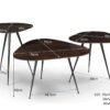 Brix Loua Brown set of 3