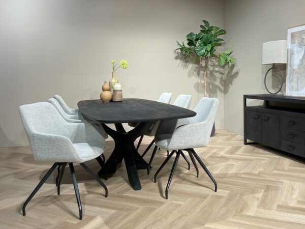 Eettafel Brix Montreaux Black