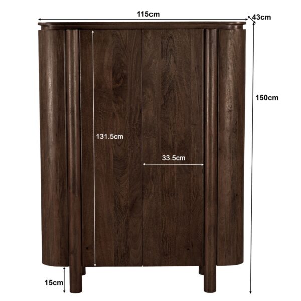 Salano Brown 150 cm