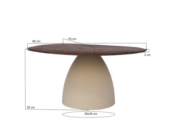 Salontafel Brix Marron