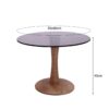 Bijzettafel Brix Faye Almond