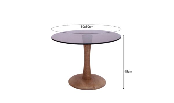 Bijzettafel Brix Faye Almond