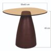 Brix Mylon Burgundy 50cm