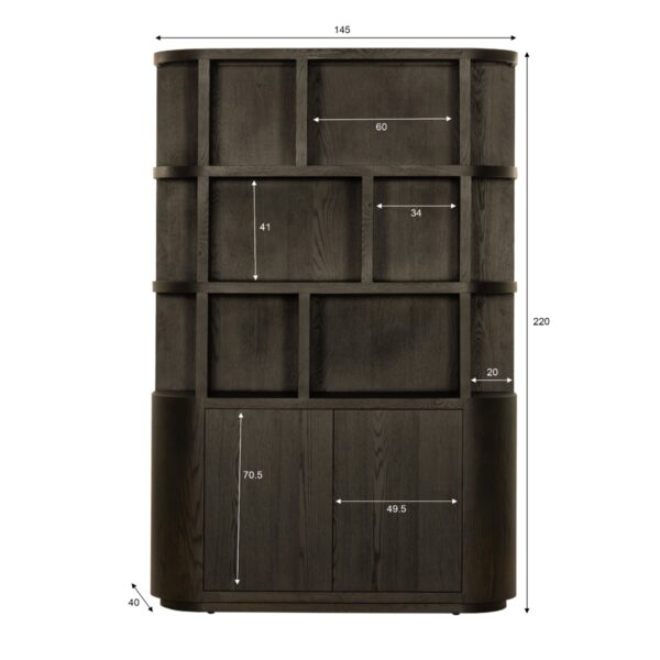 Novero Espresso 145cm