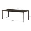 Tobago Espresso 220cm