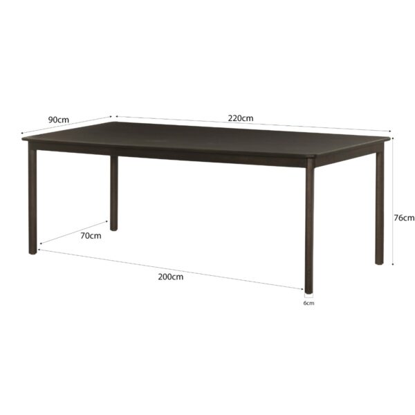 Tobago Espresso 220cm