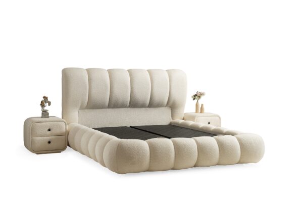 Boxspring Star Crème wit