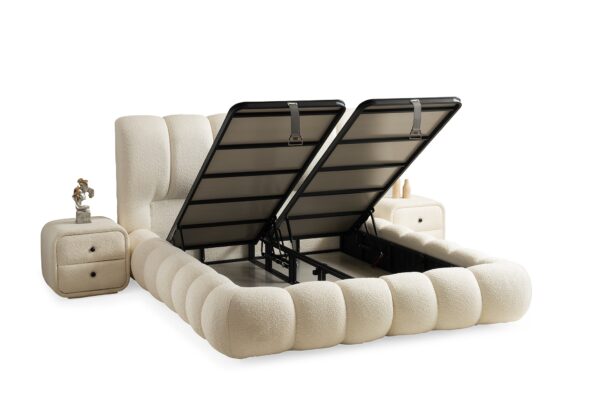 Boxspring Star Crème wit