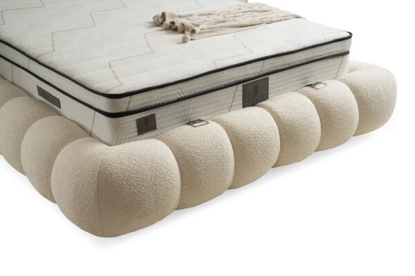 Boxspring Star Crème wit