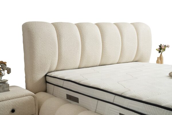 Boxspring Star Crème wit