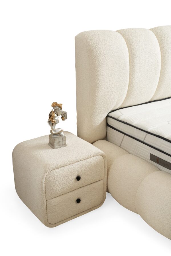 Boxspring Star Crème wit