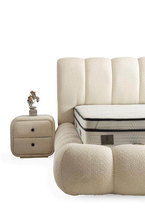 Boxspring Star Crème wit