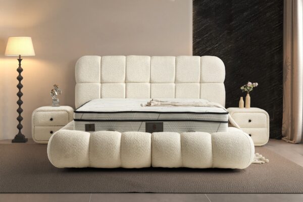 Boxspring Angel Crème wit