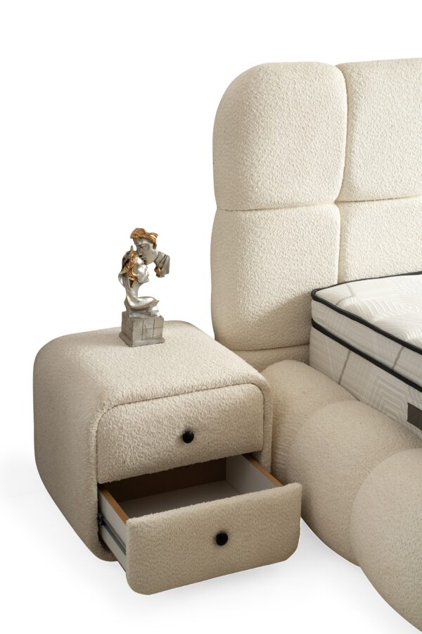 Boxspring Angel Crème wit