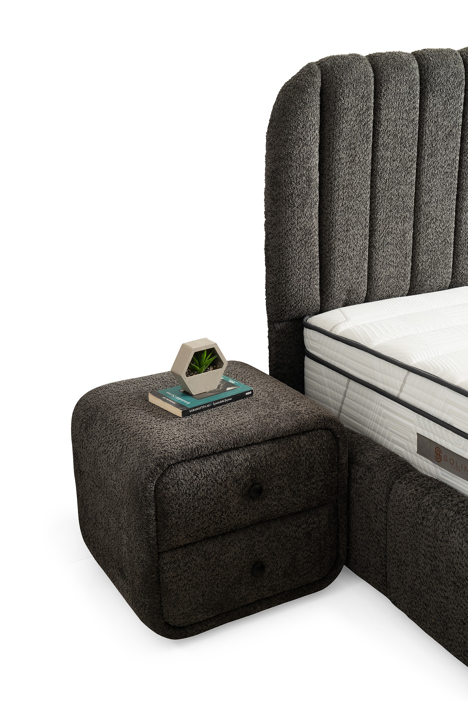 Boxspring Royal Grijs