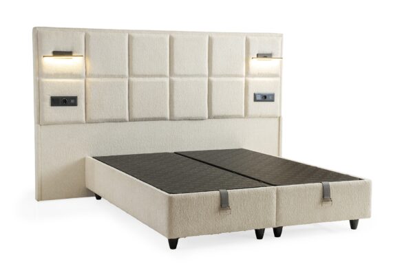 Boxspring Vanessa Crème wit