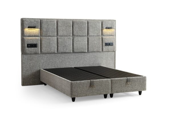 Boxspring Vanessa Grijs