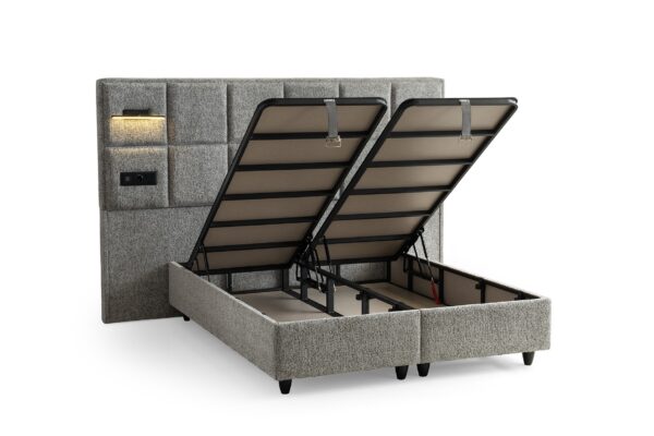Boxspring Vanessa Grijs