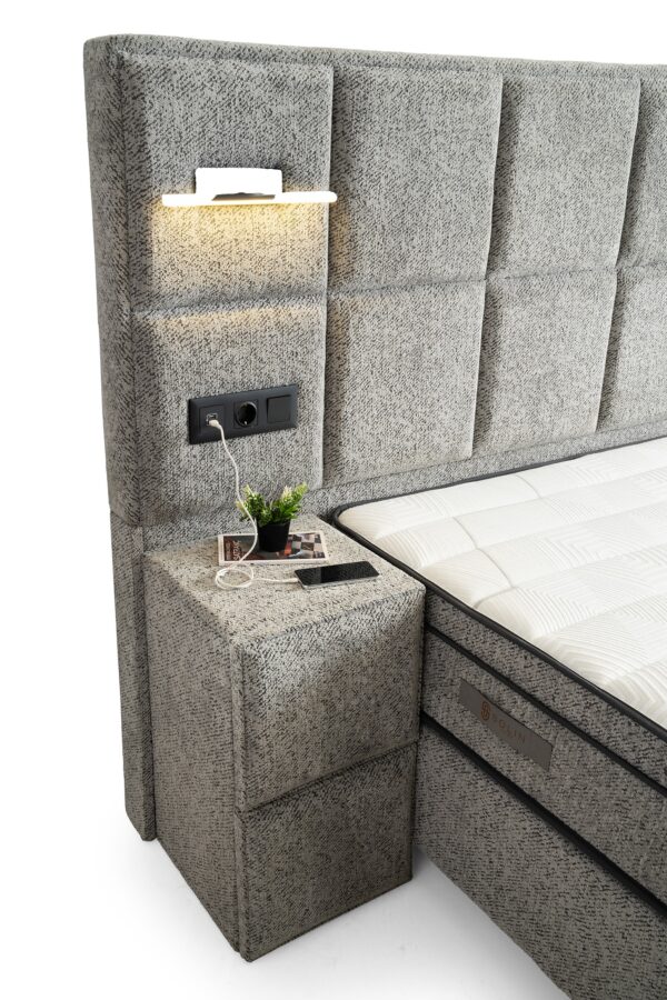 Boxspring Vanessa Grijs