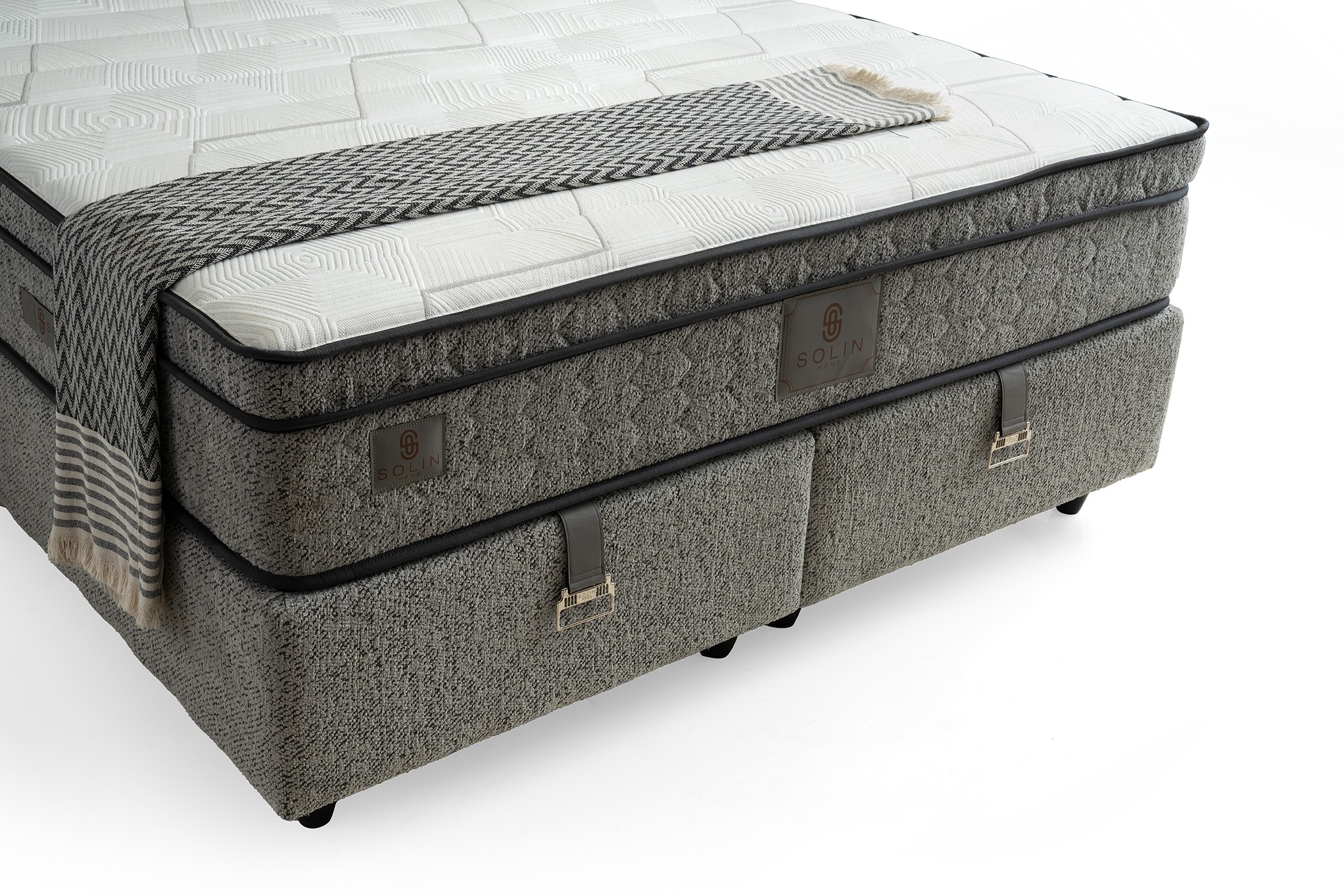 Boxspring Vanessa Grijs