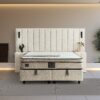 Boxspring Pella Crème wit